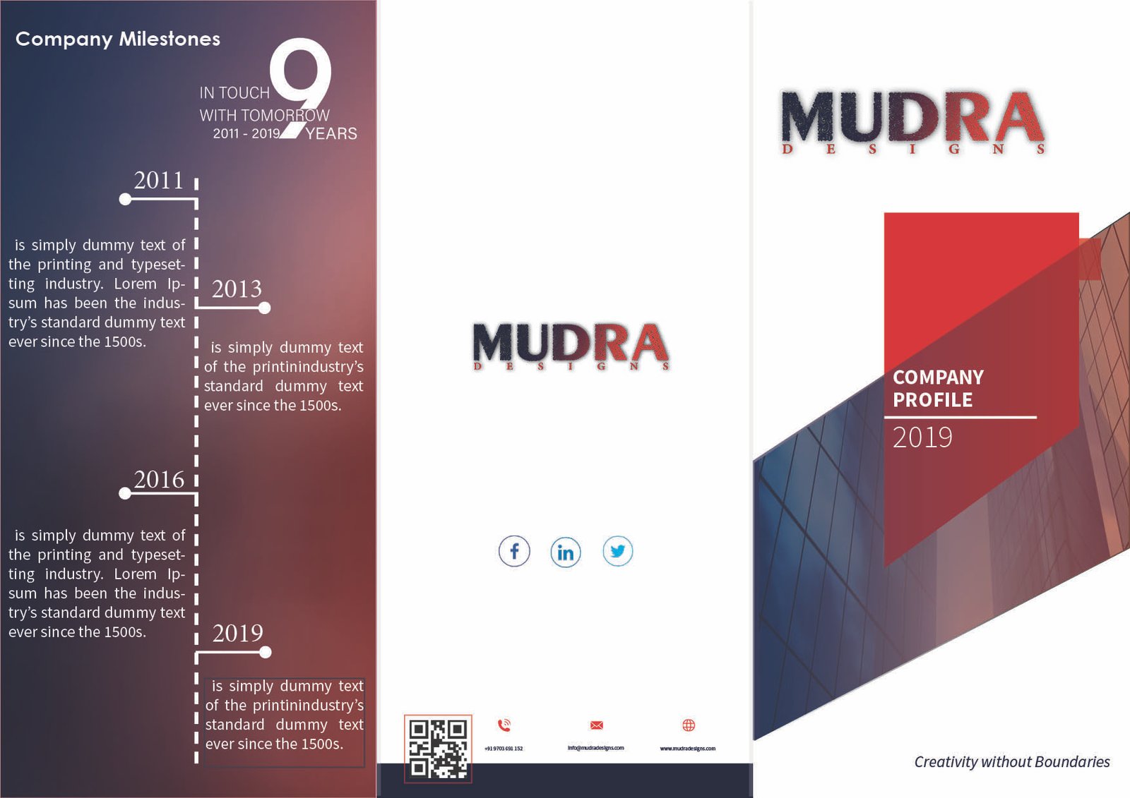 Mudra email campaign poster